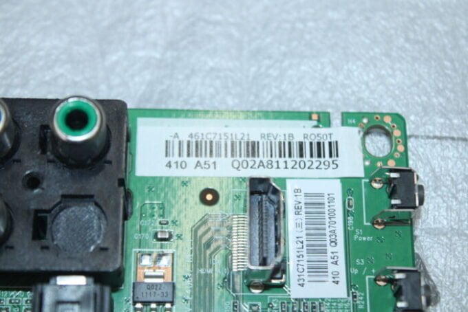 Toshiba 461C7151L21 Main Board For 50L2470Uc, 461C7151L21 3 Lcdmasters Canada