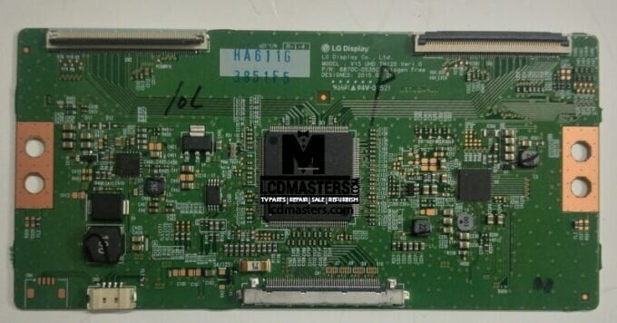 Lg Led Tv 6870C-0535C T- Con Board For 55Uf6430-Ub, 6870C 0535C Copy Lcdmasters Canada