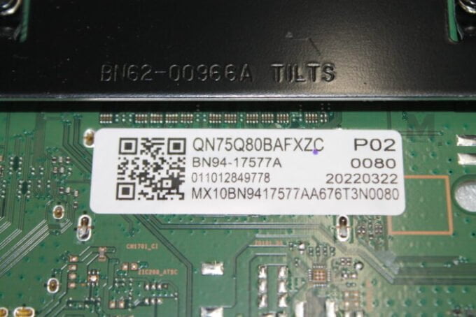 Samsung Bn94-17577A Main Board For Qn75Q80Bafxzc, Bn94 17577A 2 Lcdmasters Canada