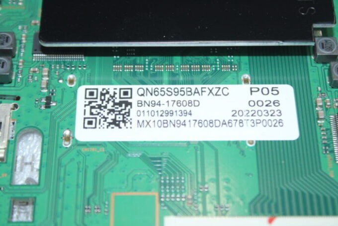 Samsung Led Tv Bn94-17608D Main Board For Qn65S95Bafxzc, Bn94 17608D 2 Lcdmasters Canada